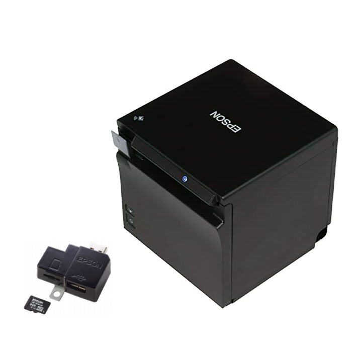 Epson TM-m30F Bondrucker mit Fiskalmodul, Schwarz, USB, Ethernet