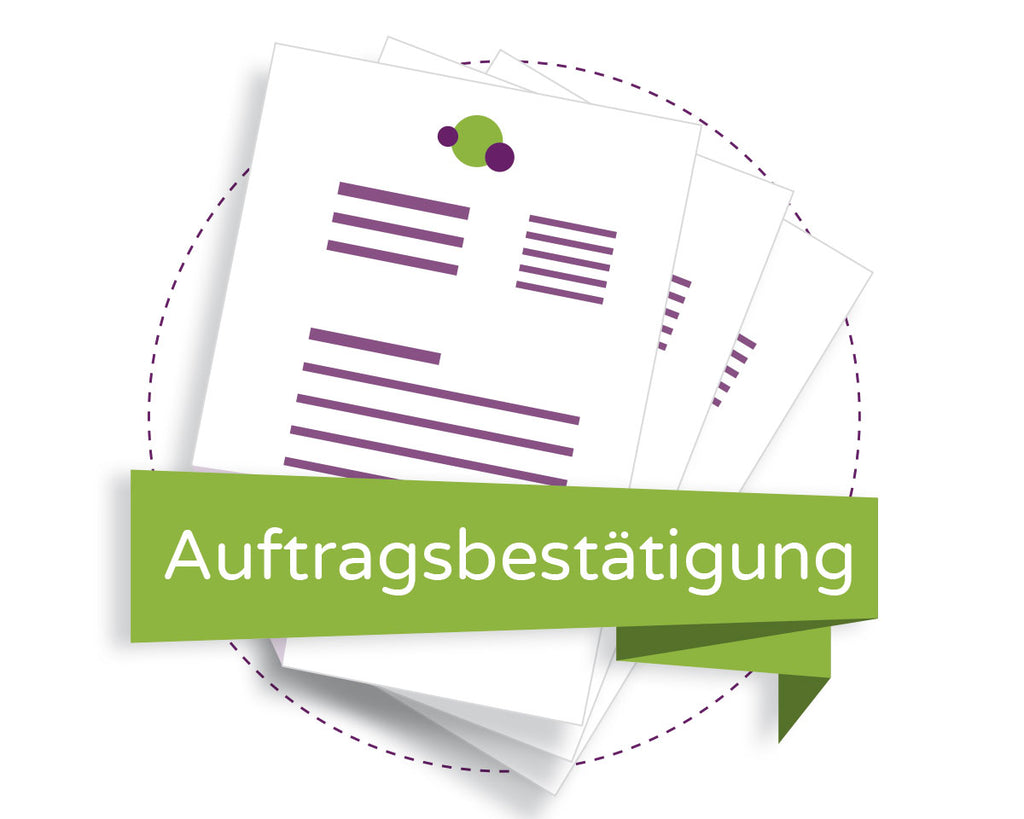 Druckvorlage AUFTRAGSBESTÄTIGUNG englisch für JTL-Wawi