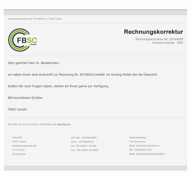 E-Mailtexte slim (Set) für JTL Druckvorlagen