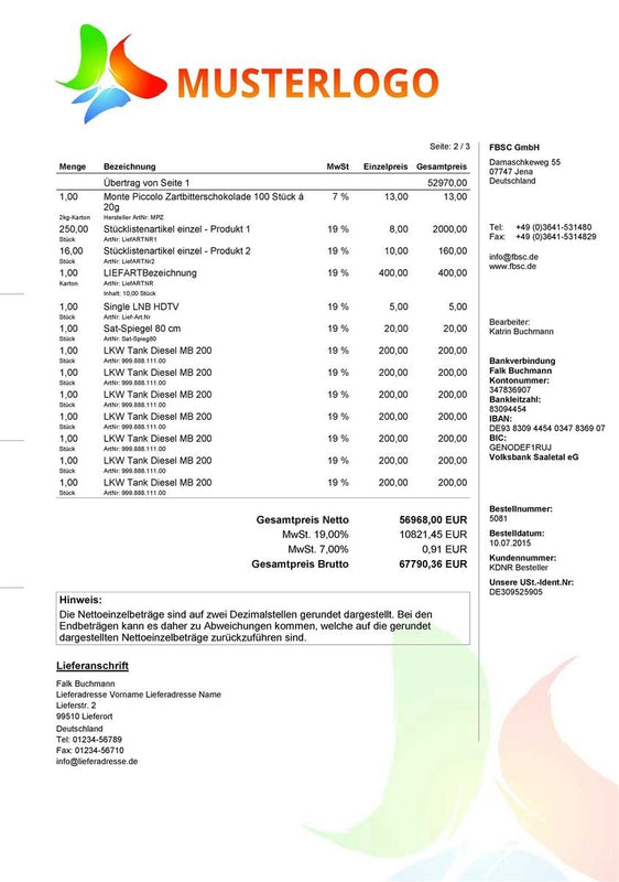 LIEFERANTENBESTELLUNG für JTL-Wawi - BUSINESS