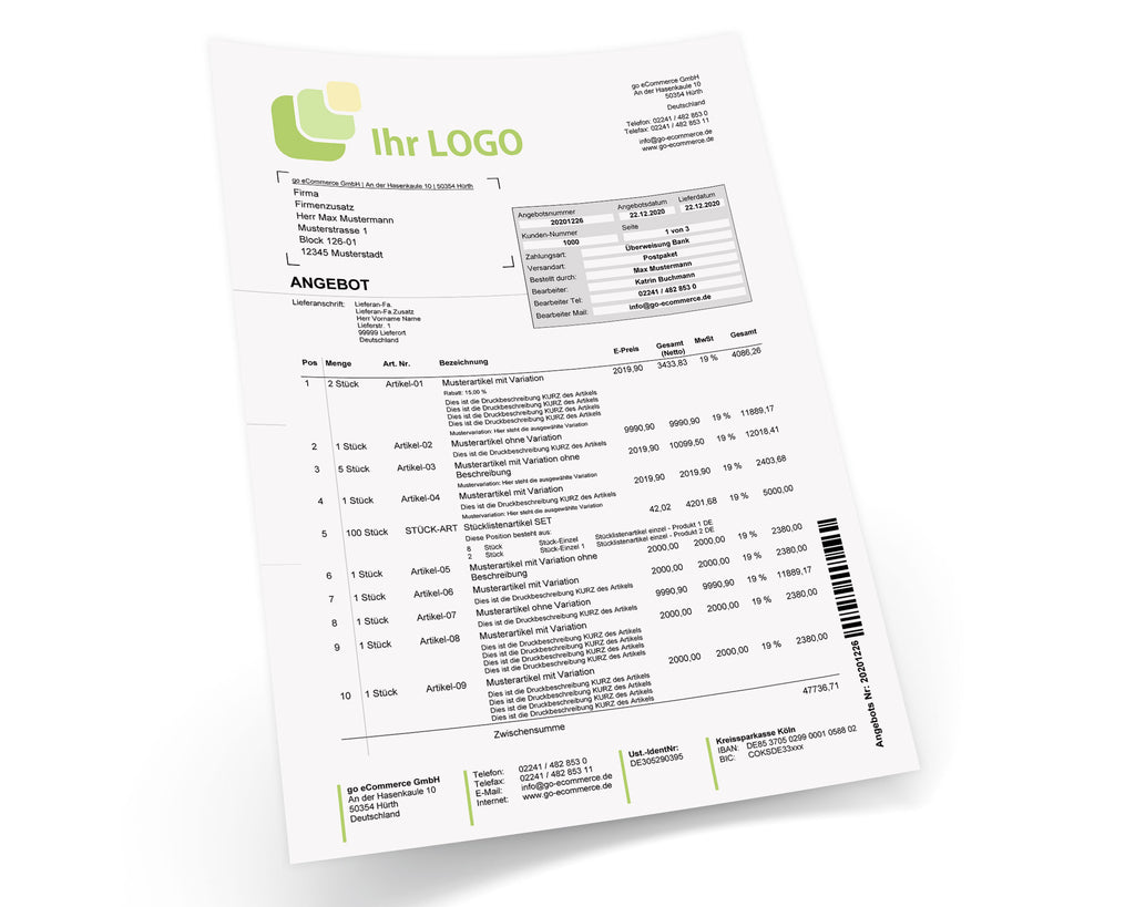 JTL Druckvorlagen (Set) PREMIUM 2.0