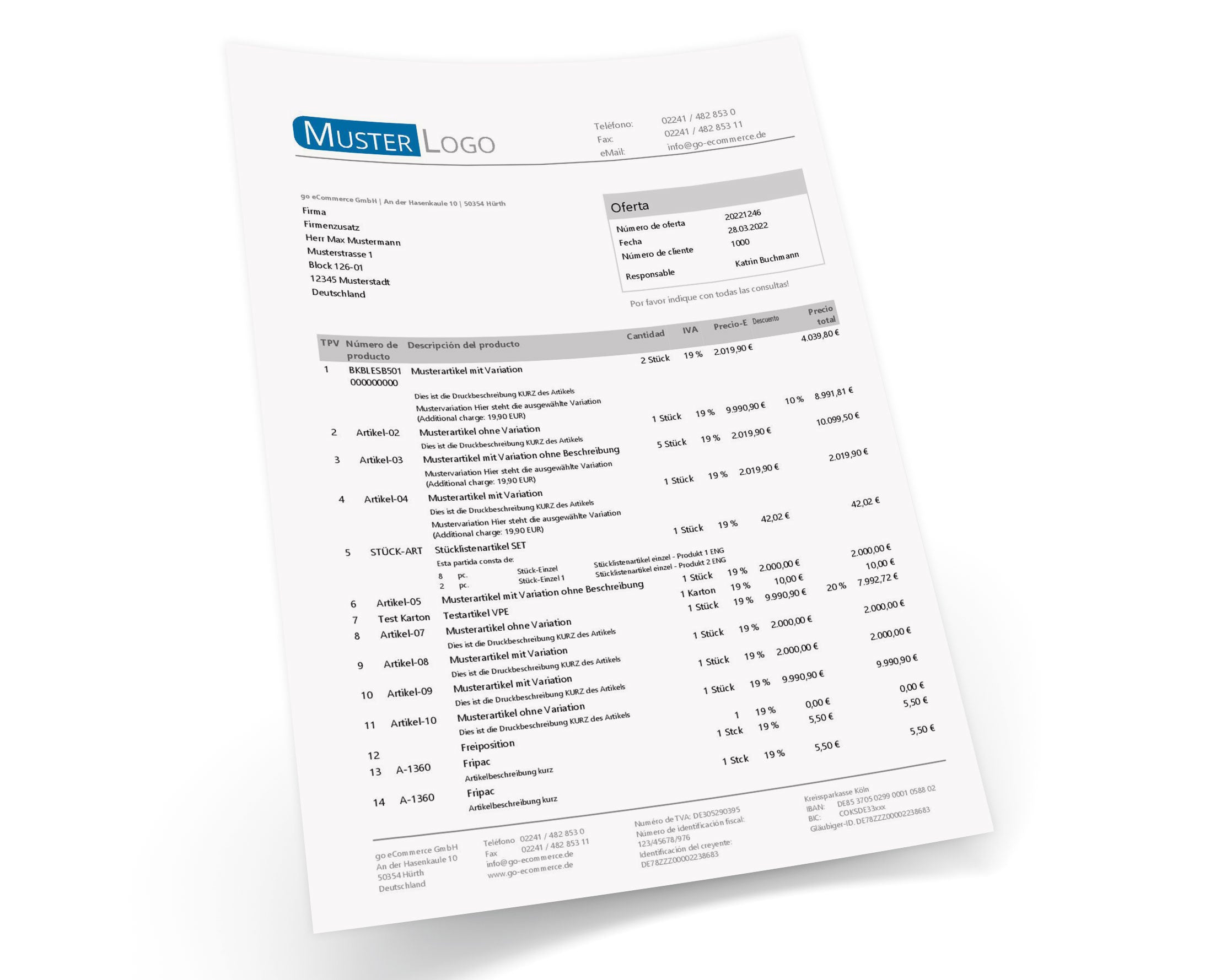 JTL Druckvorlagen (Set) EXCELLENT 2.0 spanisch