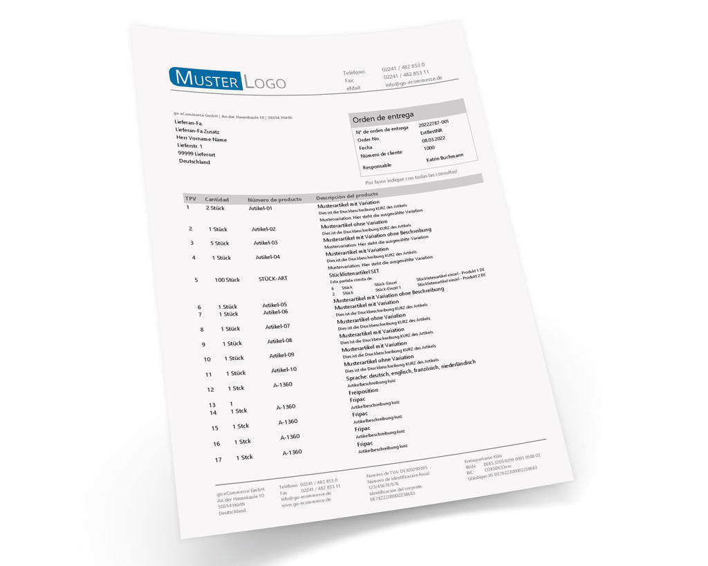 JTL Druckvorlagen (Set) EXCELLENT 2.0 spanisch