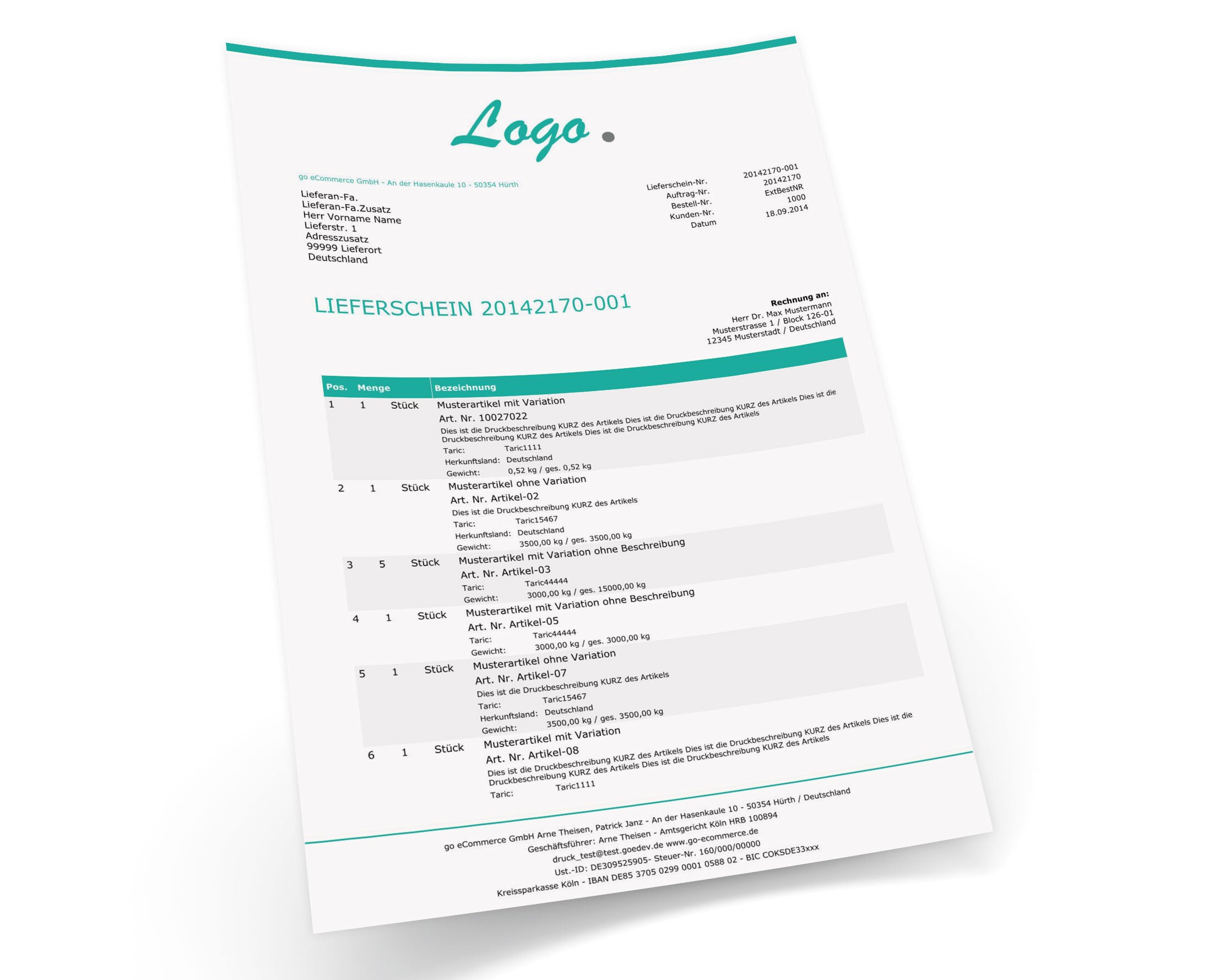 JTL Druckvorlagen (Set) EXCLUSIVE 2.0 inkl. Mailtexte slim