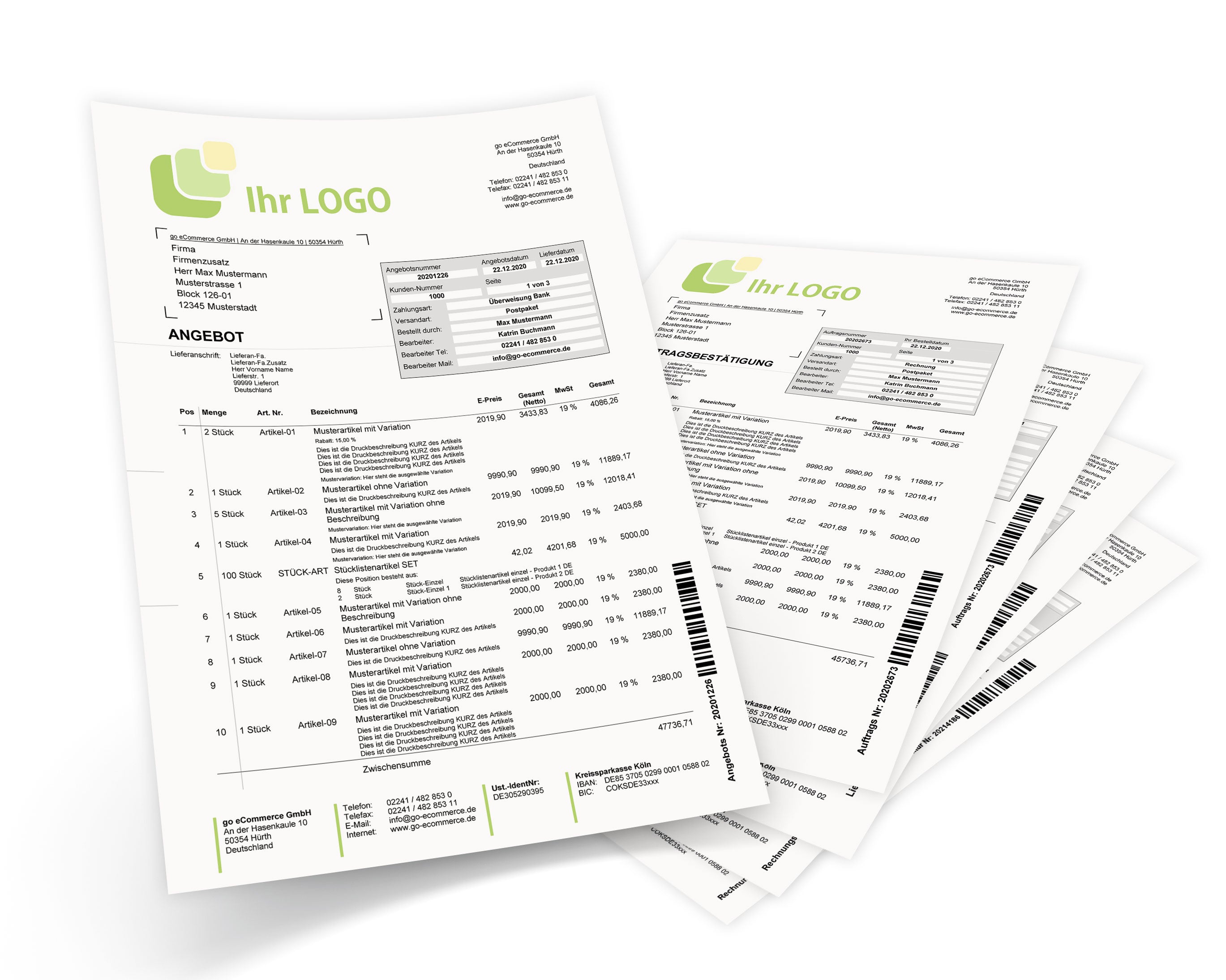 JTL Druckvorlagen (Set) PREMIUM 2.0